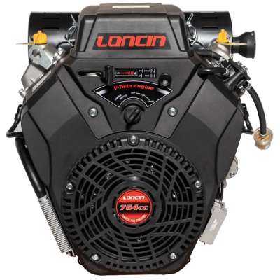 Двигатель бензиновый Loncin LC2V80FD (B type) V-образн, 764 см куб, конус, 10А, электрический запуск
