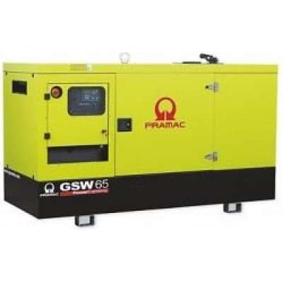 Дизельный генератор Pramac GSW 65 D в кожухе с АВР