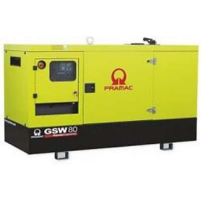 Дизельный генератор Pramac GSW 80 I в кожухе с АВР