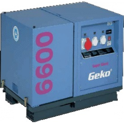 Электростанция бензиновая GEKO  6600ED-AA/НHBA SS в звукоизолирующем корпусе
