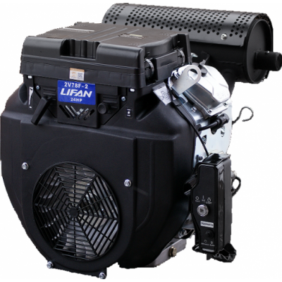 Бензиновый двигатель LIFAN 2V78F-2А (с катушкой 12V  3A) 24,0 л.с., электростартер