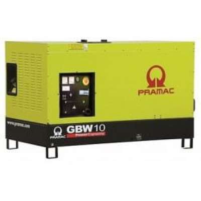 Дизельный генератор Pramac GBW 10 P 3 фазы в кожухе