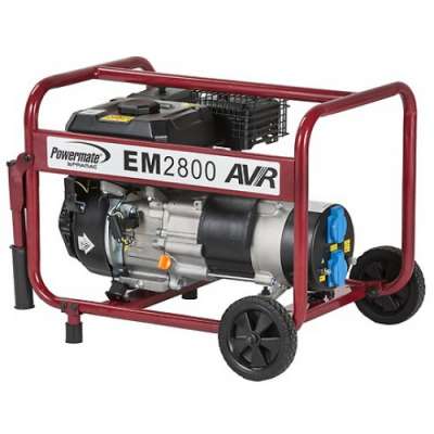 Портативный генератор 2.5 кВт EM2800, 230V, 50Hz #Wheel kit
