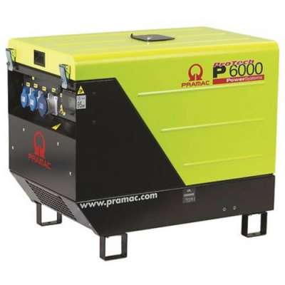 Портативный генератор 4.5 кВт P6000, 400/230V, 50Hz #AVR #IPP